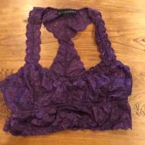 Purple Lace Bralette